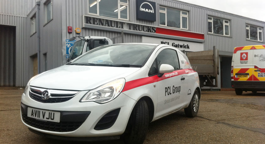 Gatwick MAN Truck Parts Delivery Service